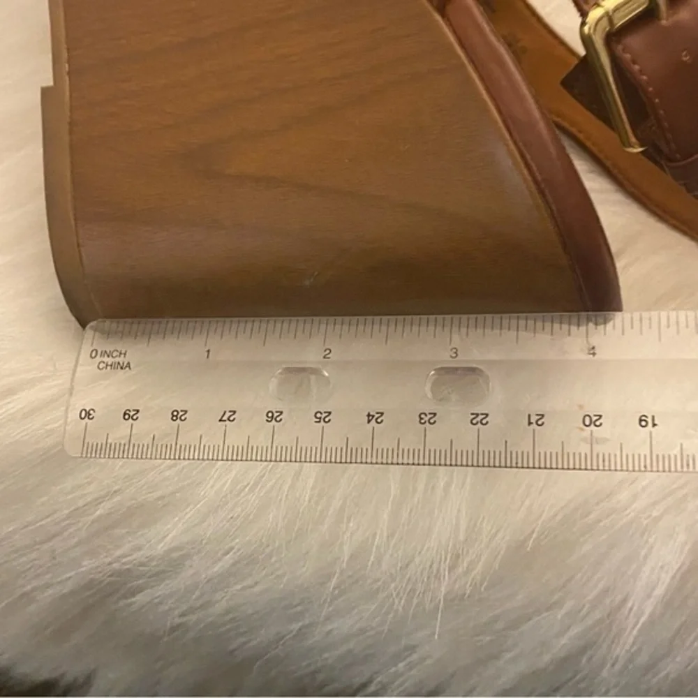 American Eagle Shoes Women’s‎ Size 10 4” Heels Brown Sandal’s Wedge’s